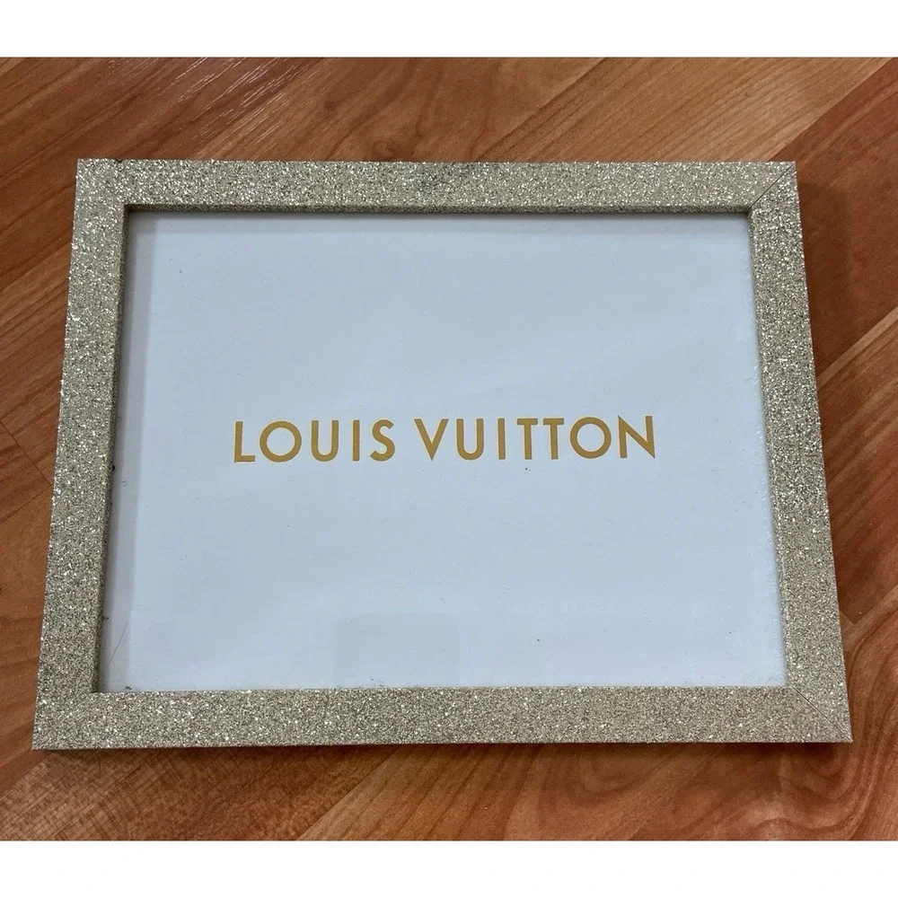 Bundle of 2‎ Gold Glitter Frame Art